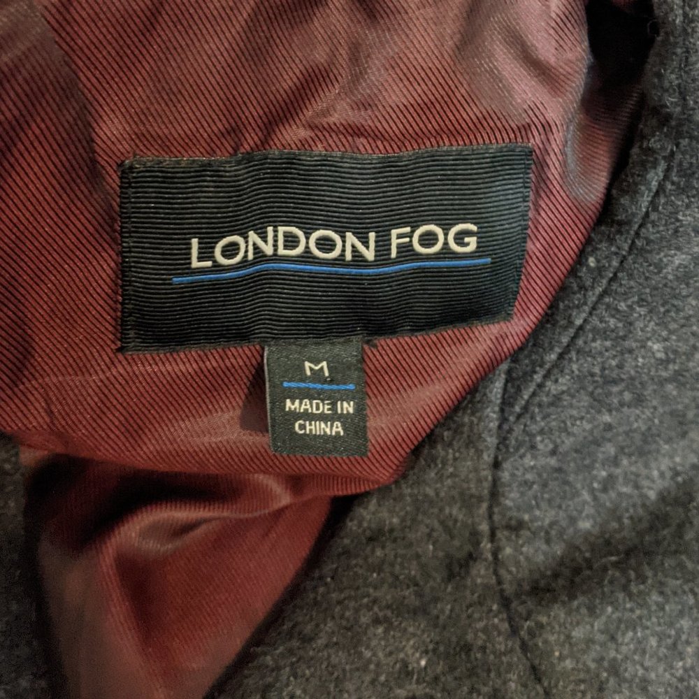 London Fog Classic  Wool Men's coat M - Picture 8 of 8